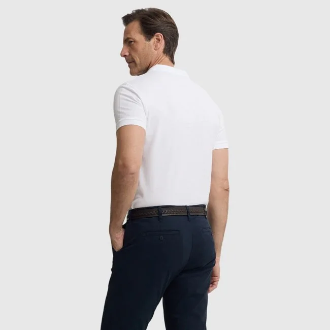 Polo Silbon Blanco Hombre