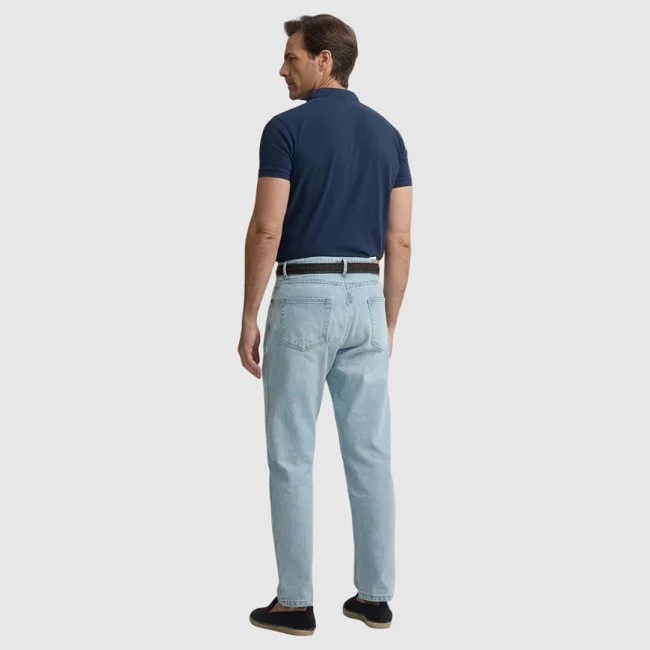 Polo Silbon Azul Marino Hombre