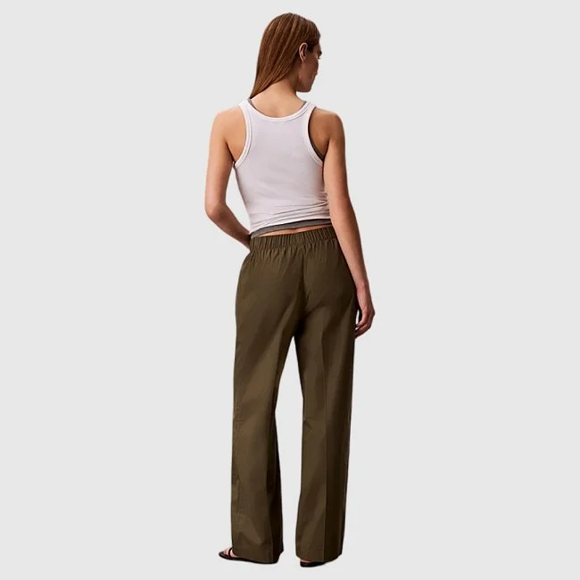 Pantalón Calvin Klein Kaki Mujer