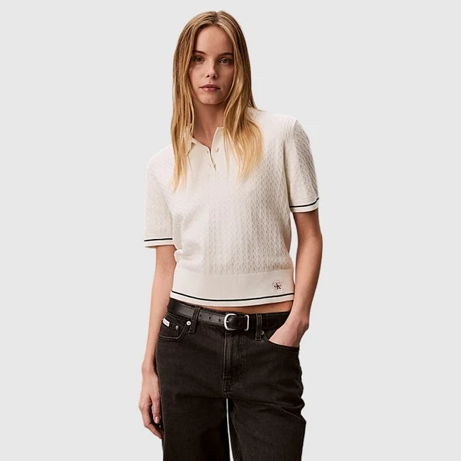 Jersey Calvin Klein Beige Mujer
