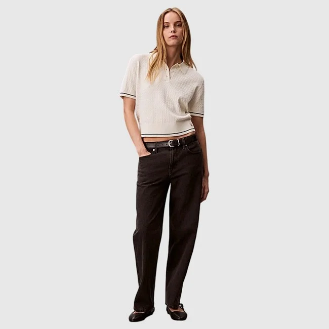 Jersey Calvin Klein Beige Mujer