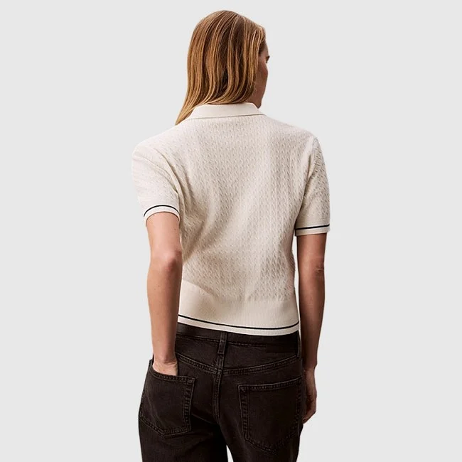 Jersey Calvin Klein Beige Mujer
