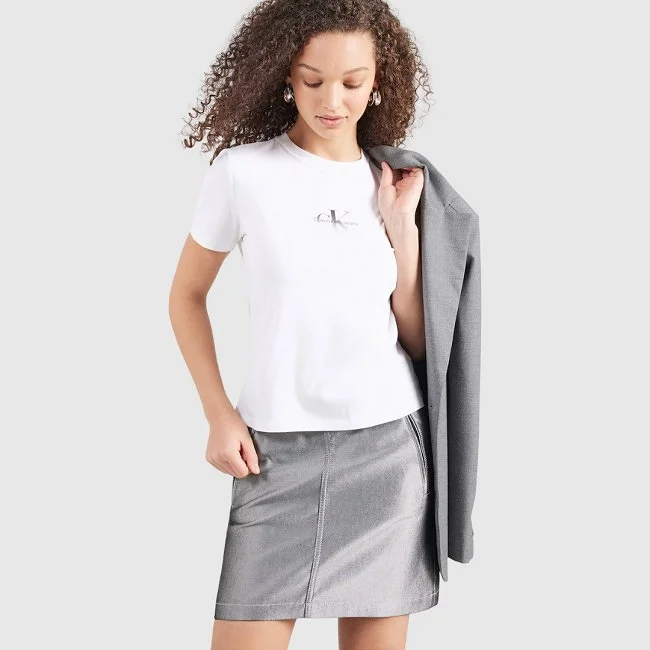 Camiseta Calvin Klein Blanca Mujer