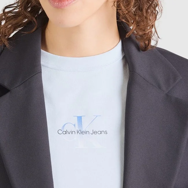 Camiseta Calvin Klein Azul Mujer