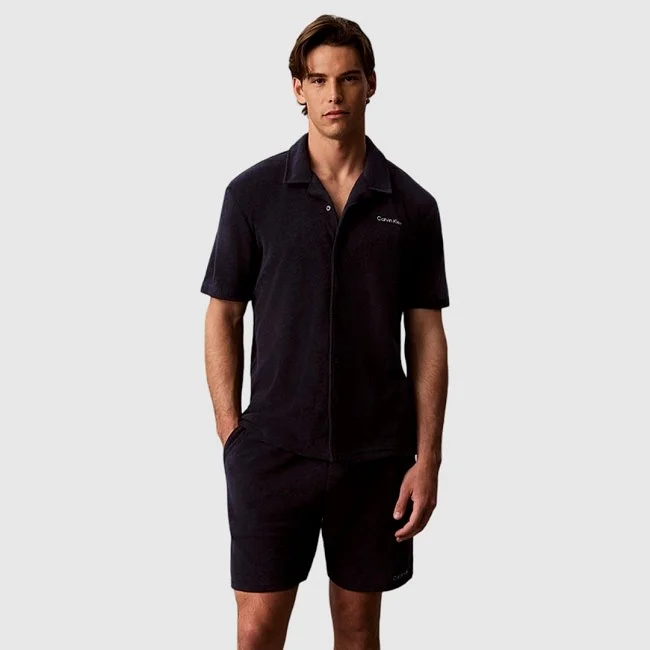Camisa Calvin Klein Azul Hombre