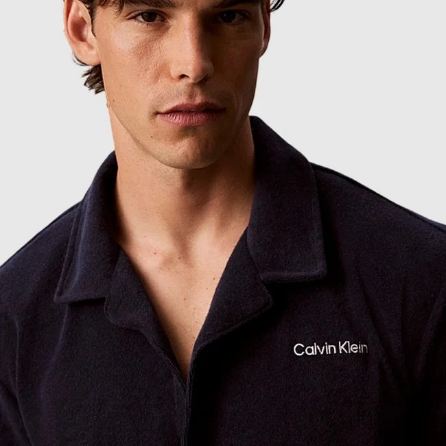 Camisa Calvin Klein Azul Hombre