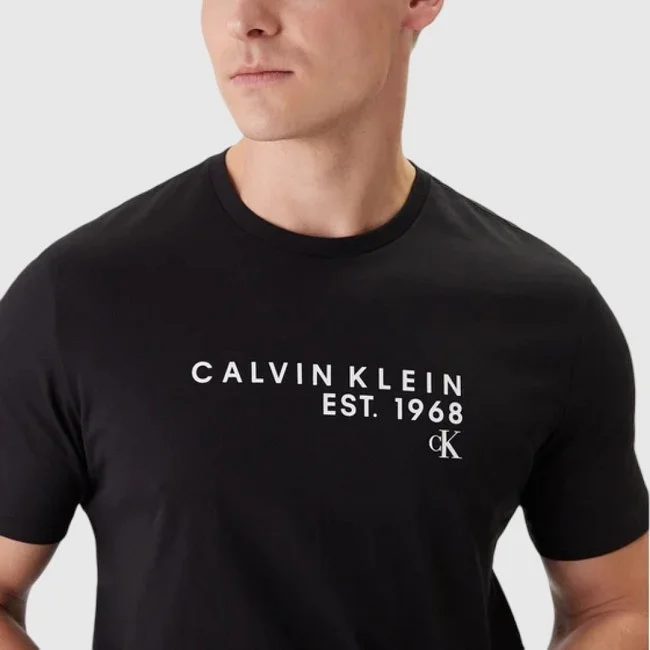 Camiseta Calvin Klein Negra Hombre