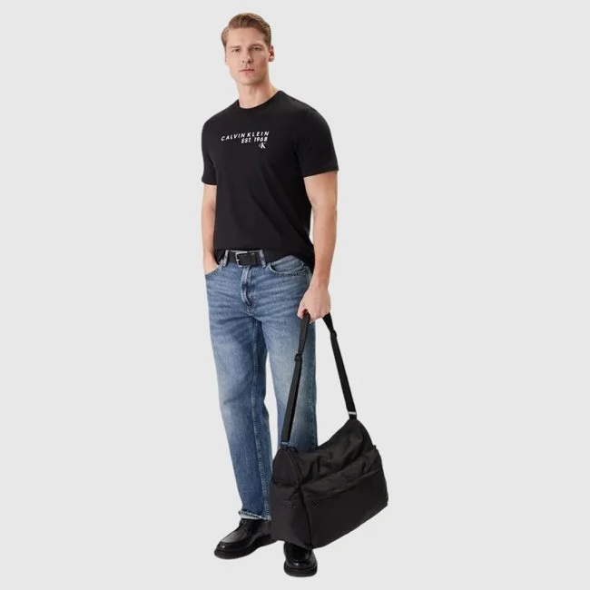 Camiseta Calvin Klein Negra Hombre