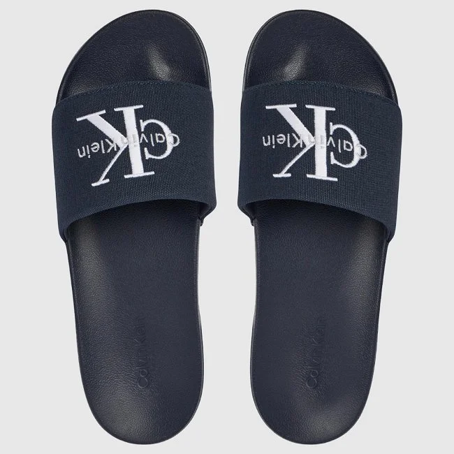 Chanclas Calvin Klein Azules Hombre