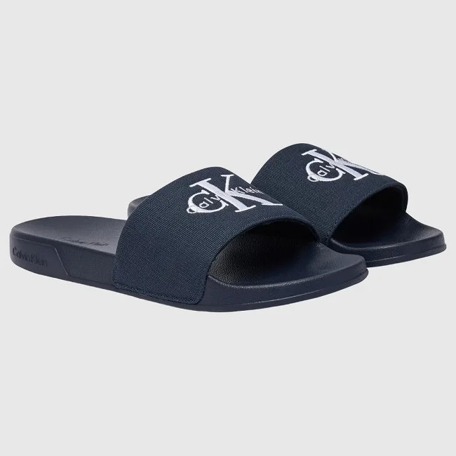 Chanclas Calvin Klein Azules Hombre