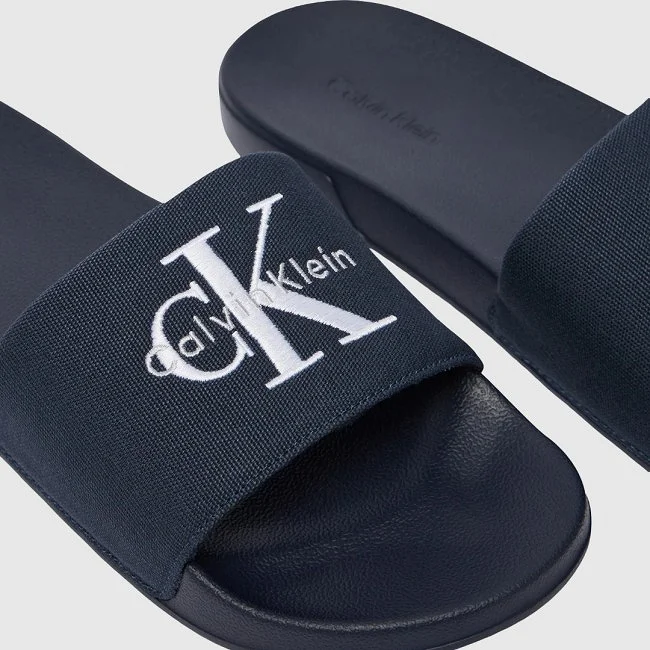 Chanclas Calvin Klein Azules Hombre