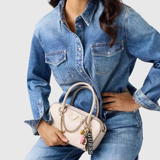 Bolso Guess Beige Mujer