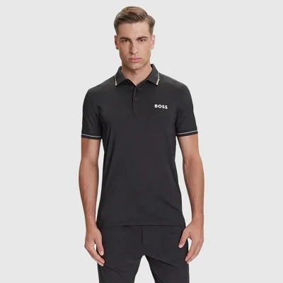 Polo Boss Negro Hombre