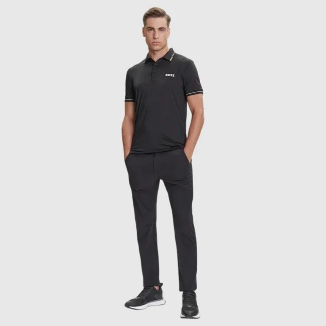 Polo Boss Negro Hombre