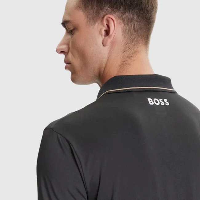 Polo Boss Negro Hombre