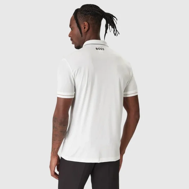 Polo Boss Blanco Hombre