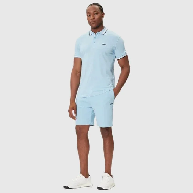 Polo Boss Azul Claro Hombre