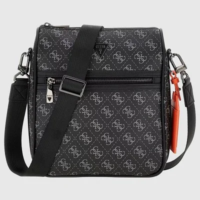 Bandolera Guess Negra Hombre
