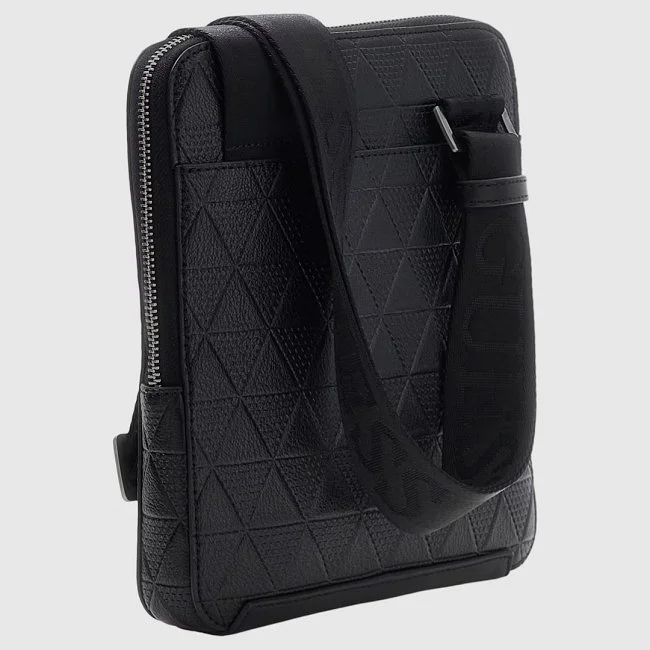Bandolera Guess Negra Hombre