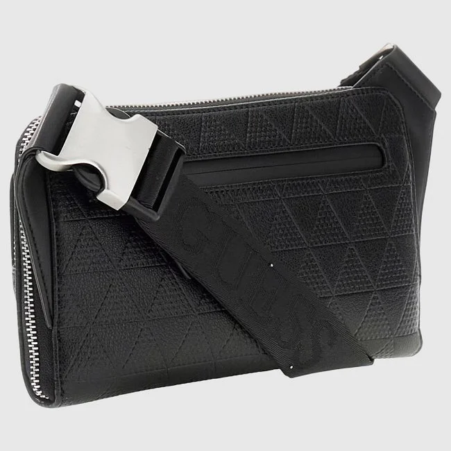 Bandolera Guess Negra Hombre