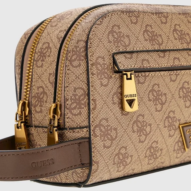 Neceser Guess Beige Hombre