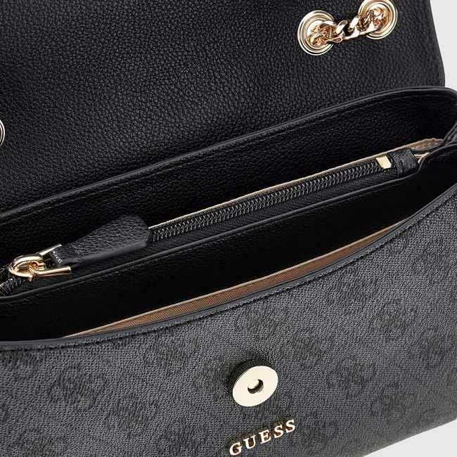 Bolso Guess Gris Oscuro Mujer