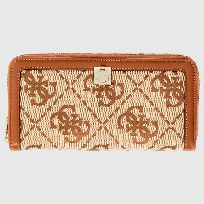 Cartera Guess Beige y Marrón Mujer