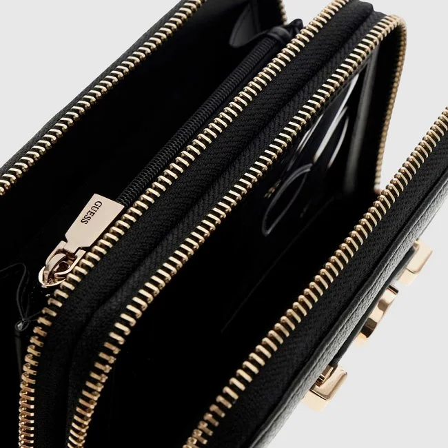 Cartera Guess Gris Oscuro Mujer