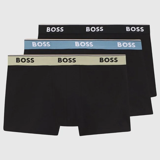 Pack de 3 Calzoncillos Boss Negros...