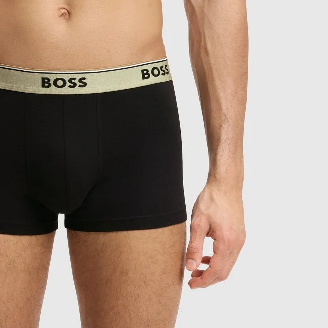 Pack de 3 Calzoncillos Boss Negros...