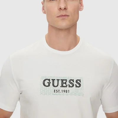 Camiseta Guess Blanca Hombre 2