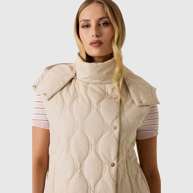 Chaleco Guess Beige Mujer