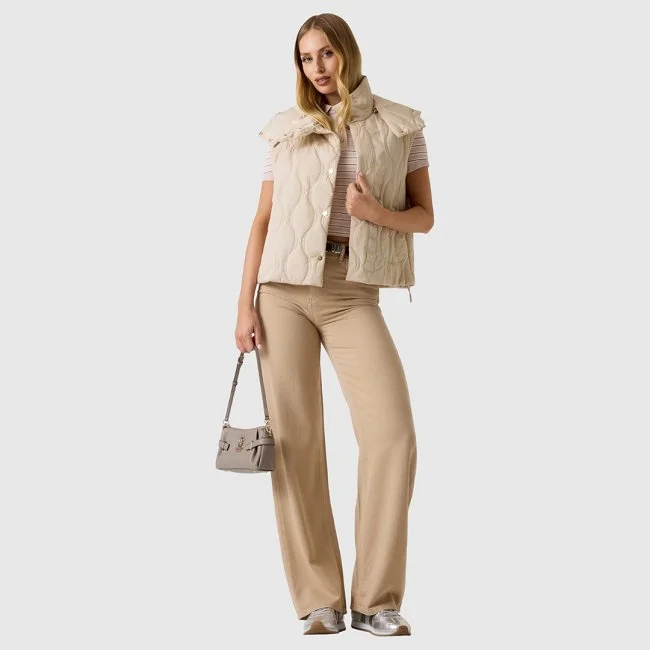 Chaleco Guess Beige Mujer