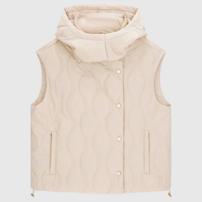 Chaleco Guess Beige Mujer