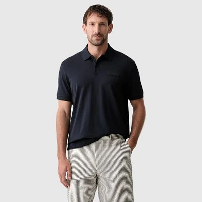 Polo Boss Azul Oscuro Hombre