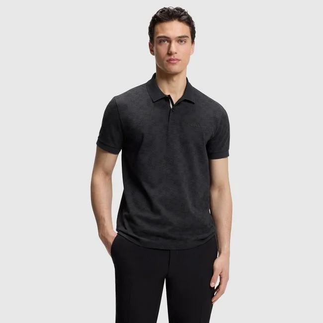Polo Boss Azul Oscuro Hombre