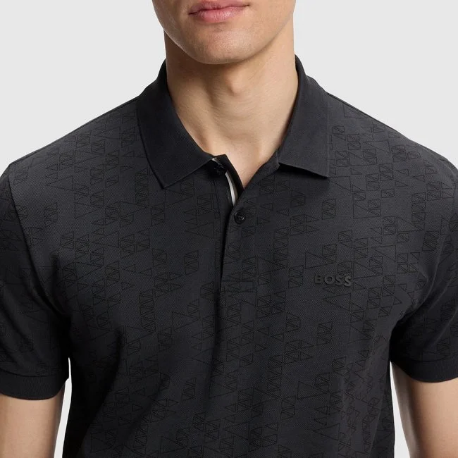 Polo Boss Azul Oscuro Hombre