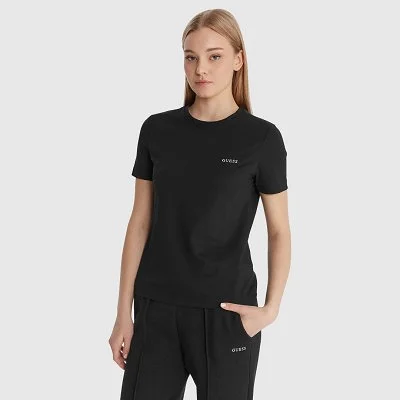 Camiseta Guess Negra Mujer