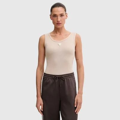 Camiseta Guess Beige Mujer