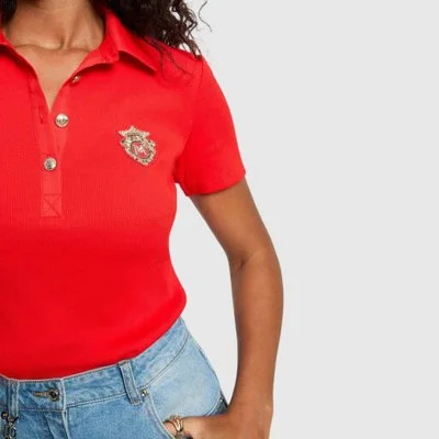 Camiseta Morgan Roja Mujer 2