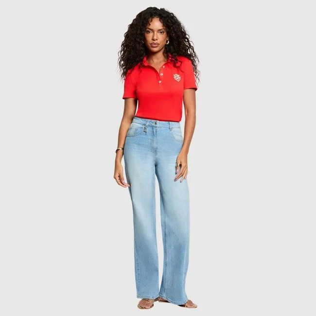 Camiseta Morgan Roja Mujer