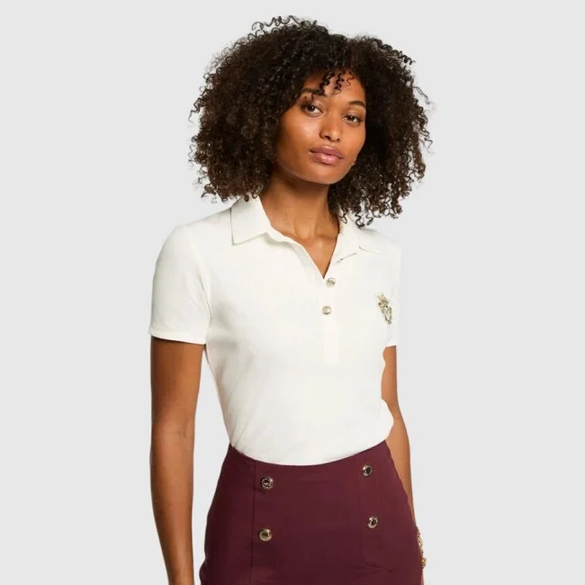 Camiseta Morgan Blanca Mujer