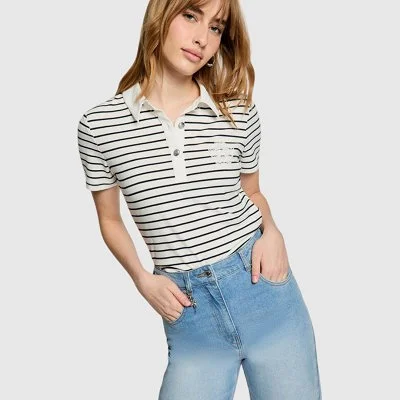 Camiseta Morgan Rayas Mujer