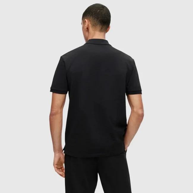 Polo Hugo Negro Hombre