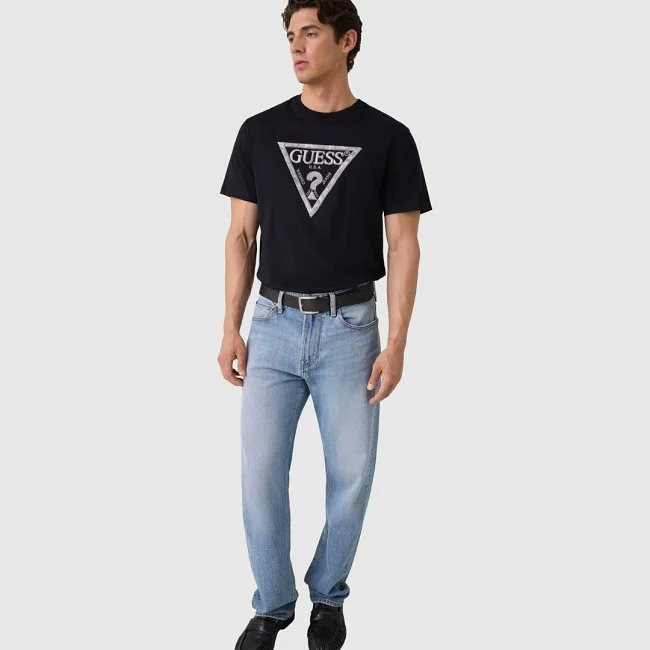 Camiseta Guess Negra Hombre