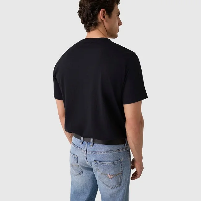 Camiseta Guess Negra Hombre