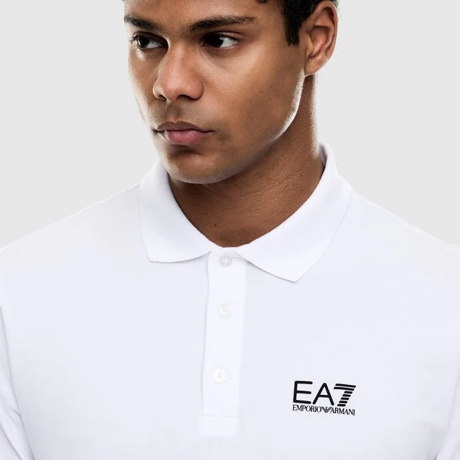 Polo Armani Blanco Hombre