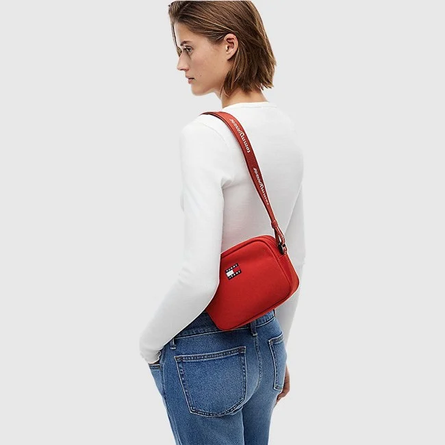 Bolso Tommy Hilfiger Rojo Mujer