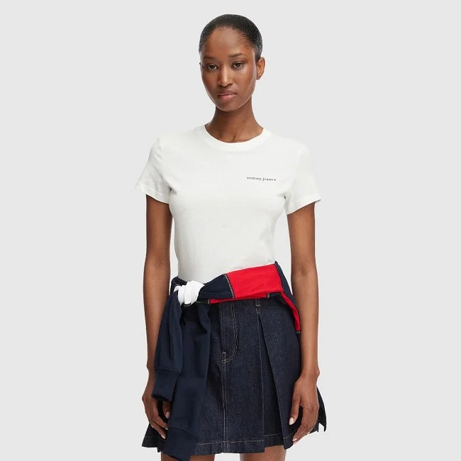 Camiseta Tommy Hilfiger Blanca Mujer