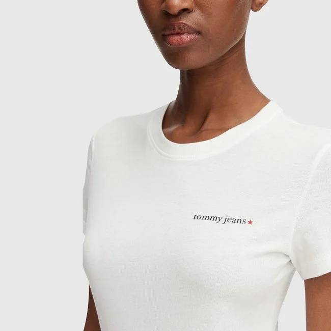 Camiseta Tommy Hilfiger Blanca Mujer